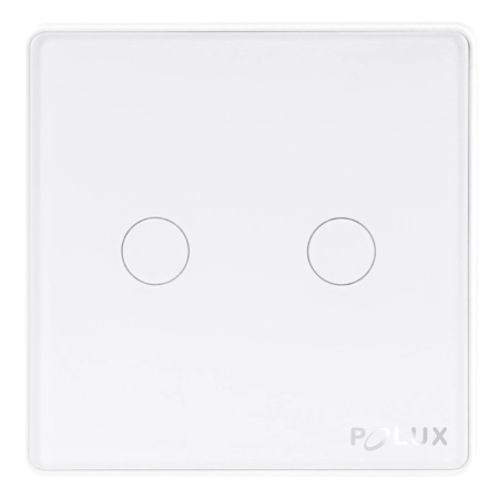 POLUX Włącznik podwójny SMART wifi Tuya biały