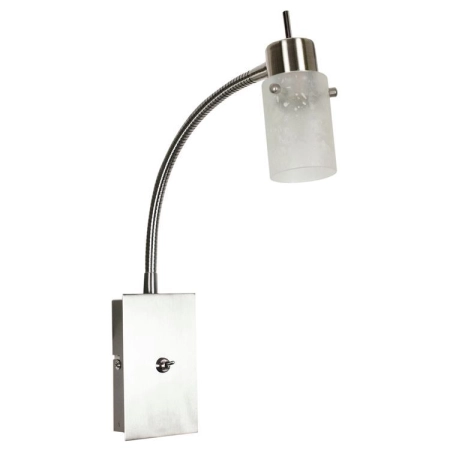 CANDELLUX FROZEN LAMPA KINKIET NA WYSIĘGNIU 1X40W G9 NIKIEL MAT