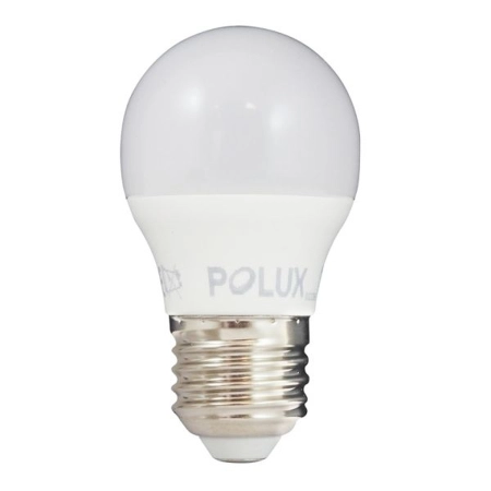 Żarówka LED POLUX G45 E27 1:1 SMDDW 560lm pc+alum 5901508312143
