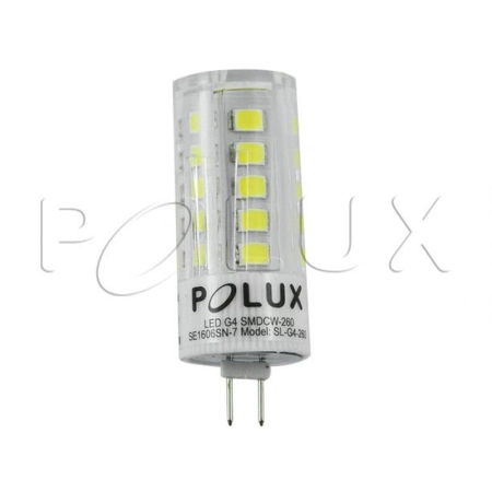 LAMPA LED POLUX JC G4 12V CWSMD 260LM