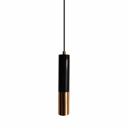 Step into Design Lampa wisząca GOLDEN PIPE-1 czarno złota 5 cm ST-5719-1