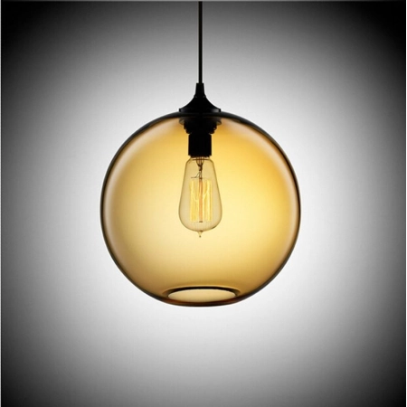Step into Design Lampa wisząca LOVE BOMB bursztynowa 25 cm ST-5012 amber