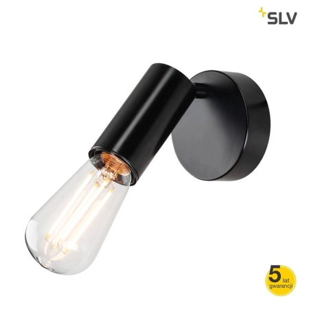 SLV 1002585 FITU lampa naścienna i nasufitowa wewnętrzna E27 kolor czarny