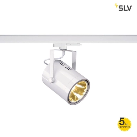 SLV 1002670 EURO SPOT TRACK DALI do 3-fazowych szyn wysokonapięciowych LED kolor biały 38° w komplecie adapter 3-fazowy