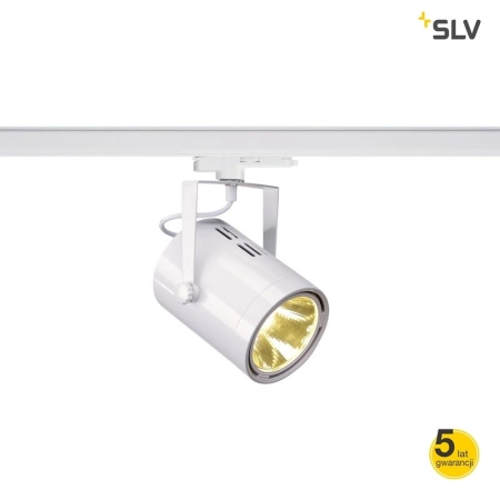SLV 1002676 EURO SPOT TRACK DALI do 3-fazowych szyn wysokonapięciowych LED 4000K kolor biały 38° w komplecie adapter 3-fazowy