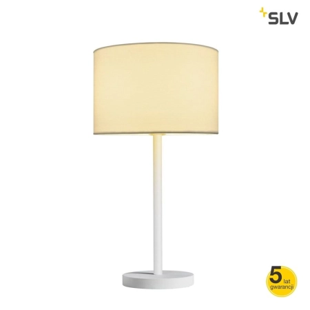 SLV 1003030 FENDA podstawa lampy I E27 lampa stołowa wewnętrzna kolor biały bez klosza