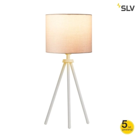 SLV 1003032 FENDA podstawa lampy II E27 lampa stołowa wewnętrzna kolor biały bez klosza