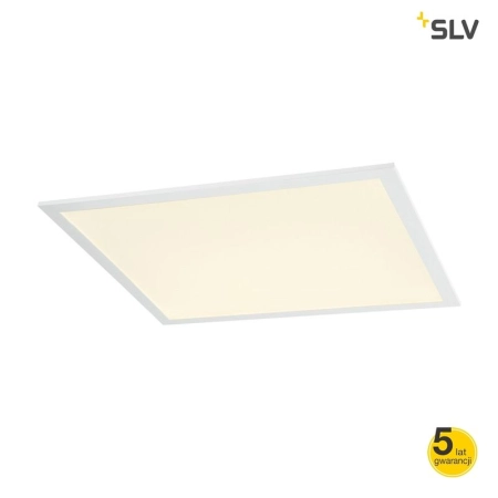 SLV 1003074 LED PANEL 620x620 lampa sufitowa LED wbudowana wewnętrzna kolor biały 4000K UGR