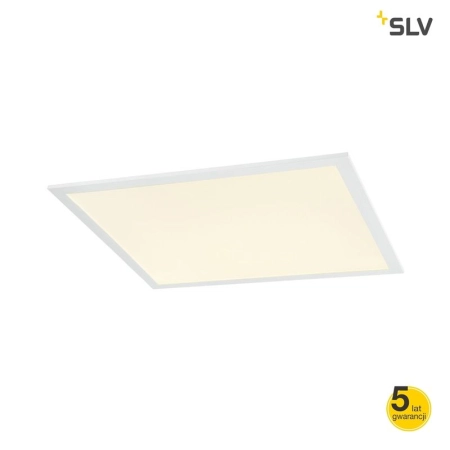 SLV 1003084 LED PANEL 600x600 lampa sufitowa LED wbudowana wewnętrzna kolor biały 4000K UGR