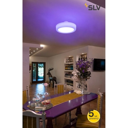 SLV 1002858 SLV VALETO® MALANG lampa naścienna i nasufitowa LED wewnętrzna RGBW 2700-6500K